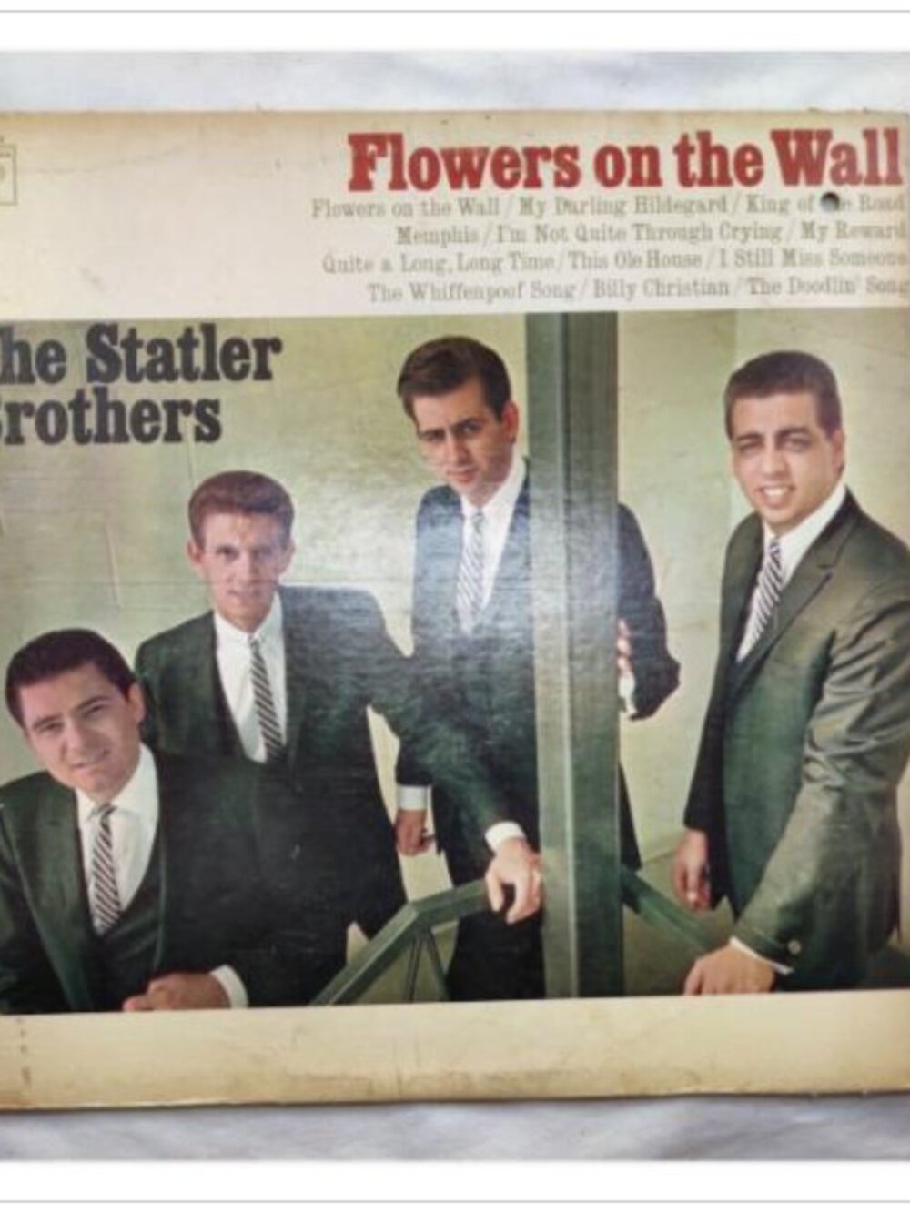Statler Brothers Flowers On The Wall Vintage Vinyl LP Album Columbia CL-2449